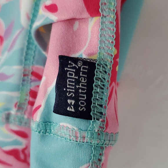 SIMPLY SOUTHERN WOMENS SIZE MEDIUM YOGA PANTS - Picture 2 of 6